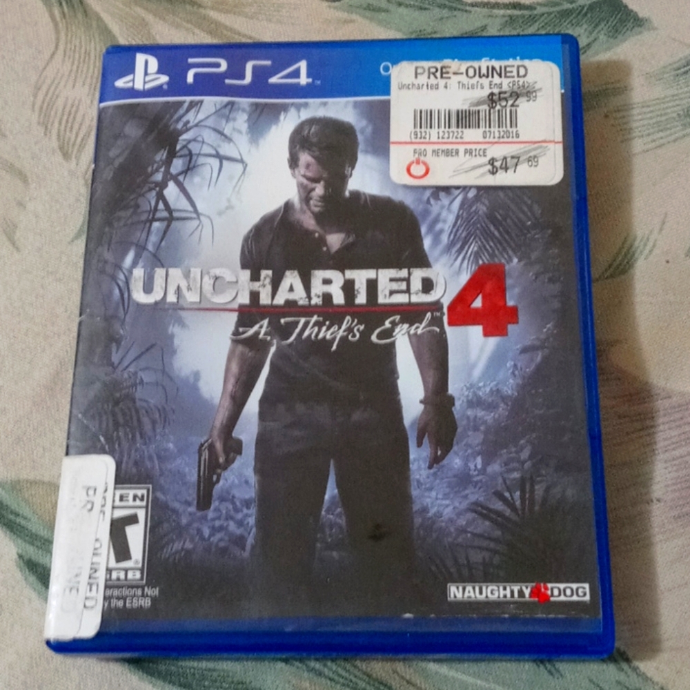 Uncharted 4 a thiefs end ps4 game